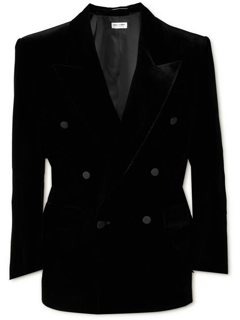 saint laurent velvet suit jacket.